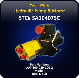 Twin Otter Hydraulic Pump & Motor